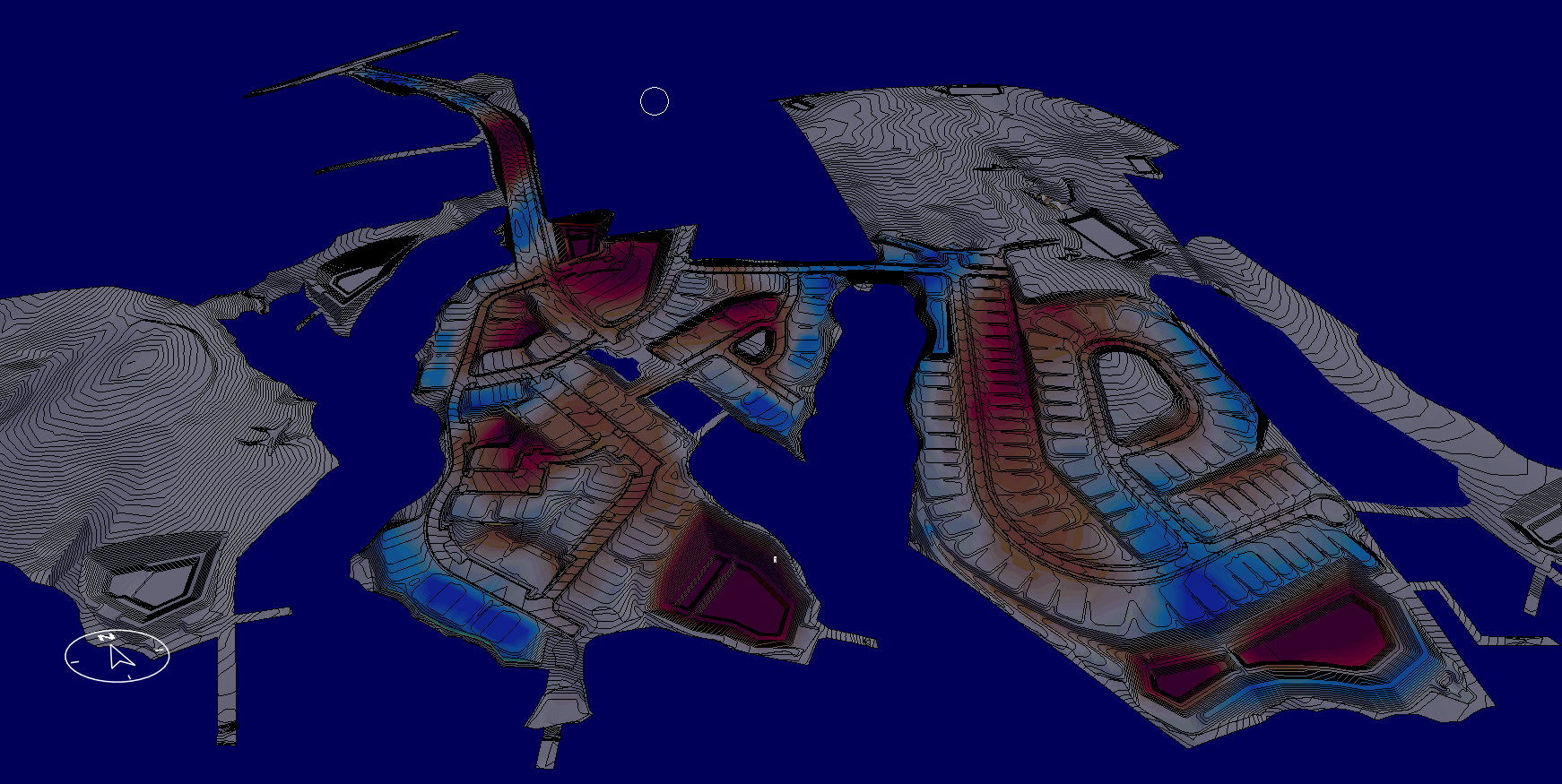 Vista en 3D de Arvin